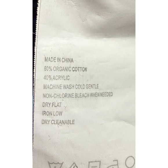 Womens PrAna Medium Whitley Blue Dark Cobal Sweater Dress Organic Cotton Knit M - Picture 3 of 4